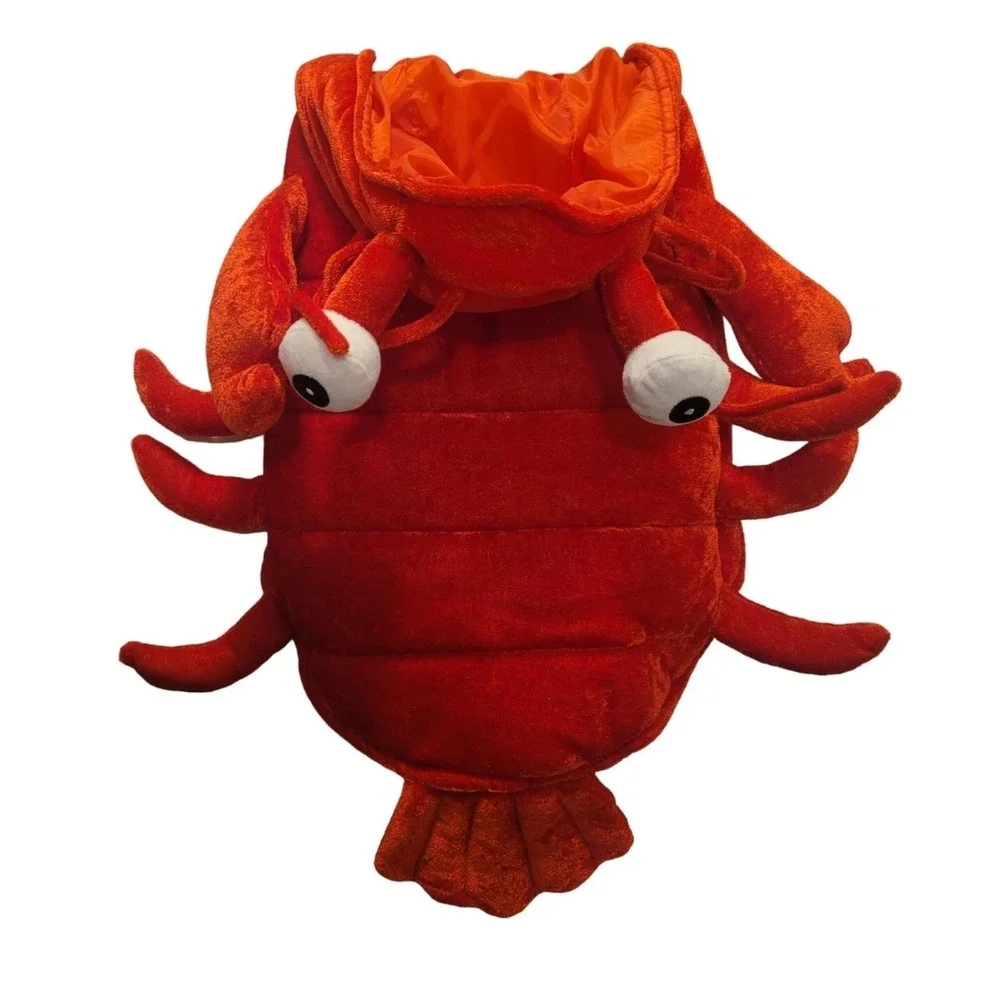 Skull & Bones K9 Dog Red Plush Lobster Halloween Costume Size XL